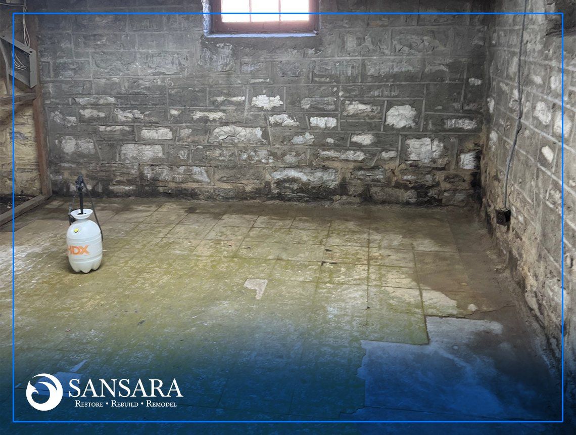 Basement Water Damage Restoration After Pipe Burst