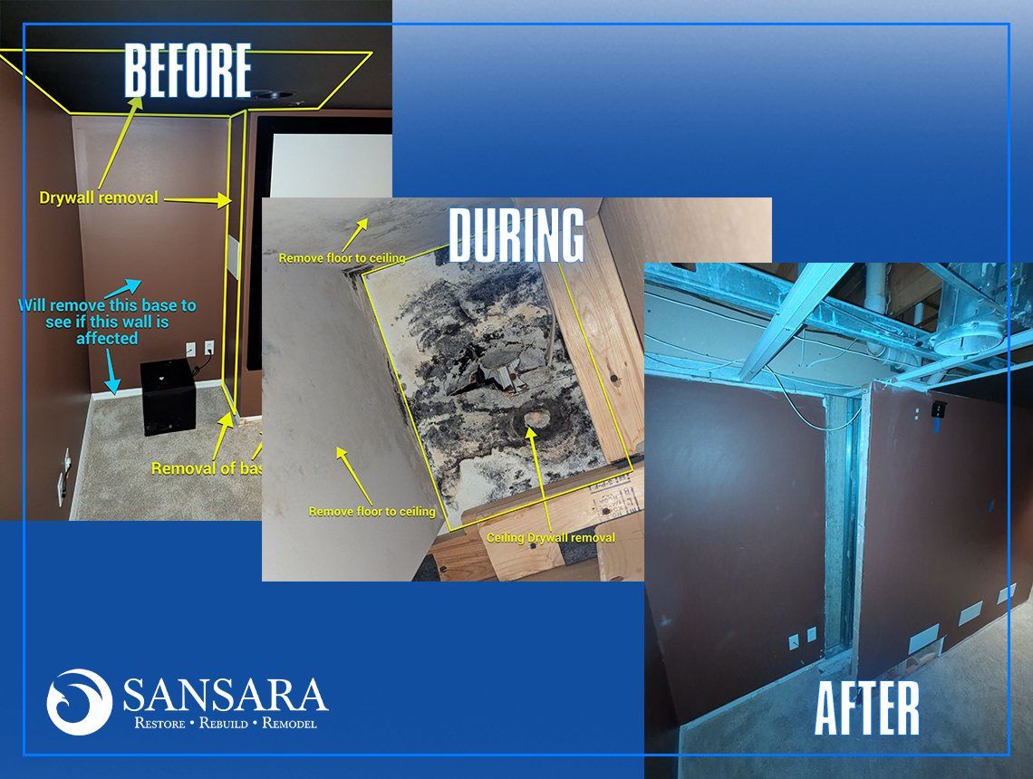 Water Damage Restoration in Ballwin, MO: Upstairs Pipe Leak Leads to Hidden Damage