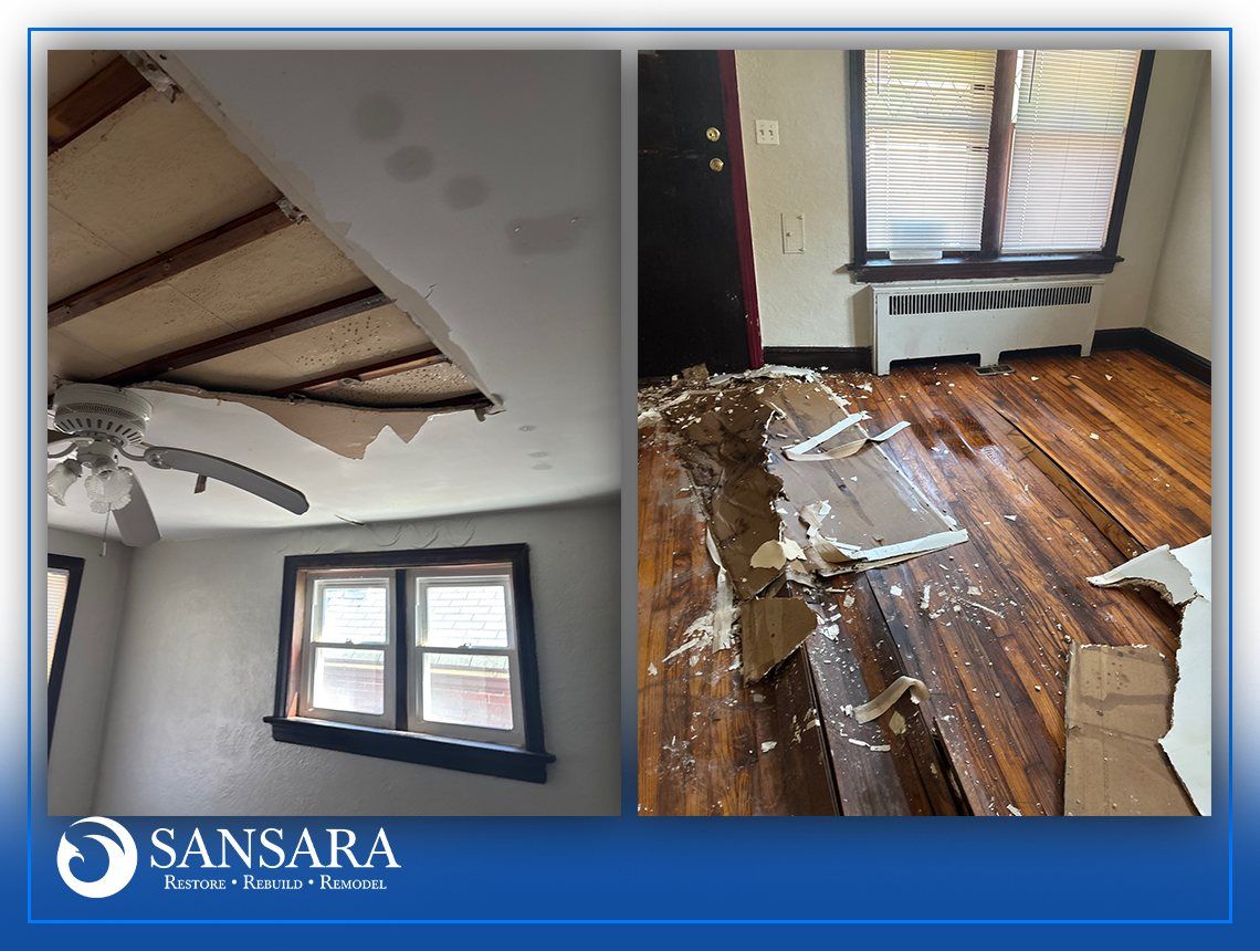 Water Damage Cleanup and Structural Drying Project