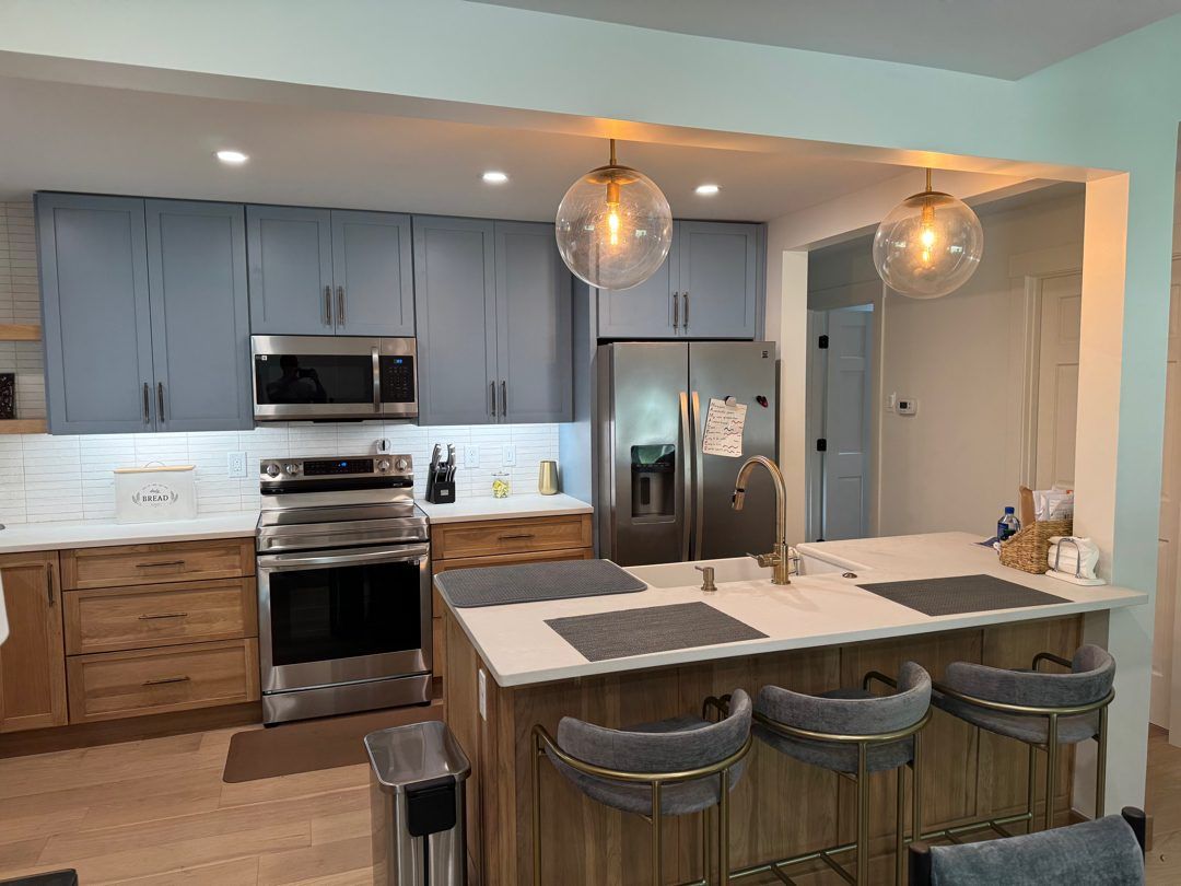 The finished kitchen