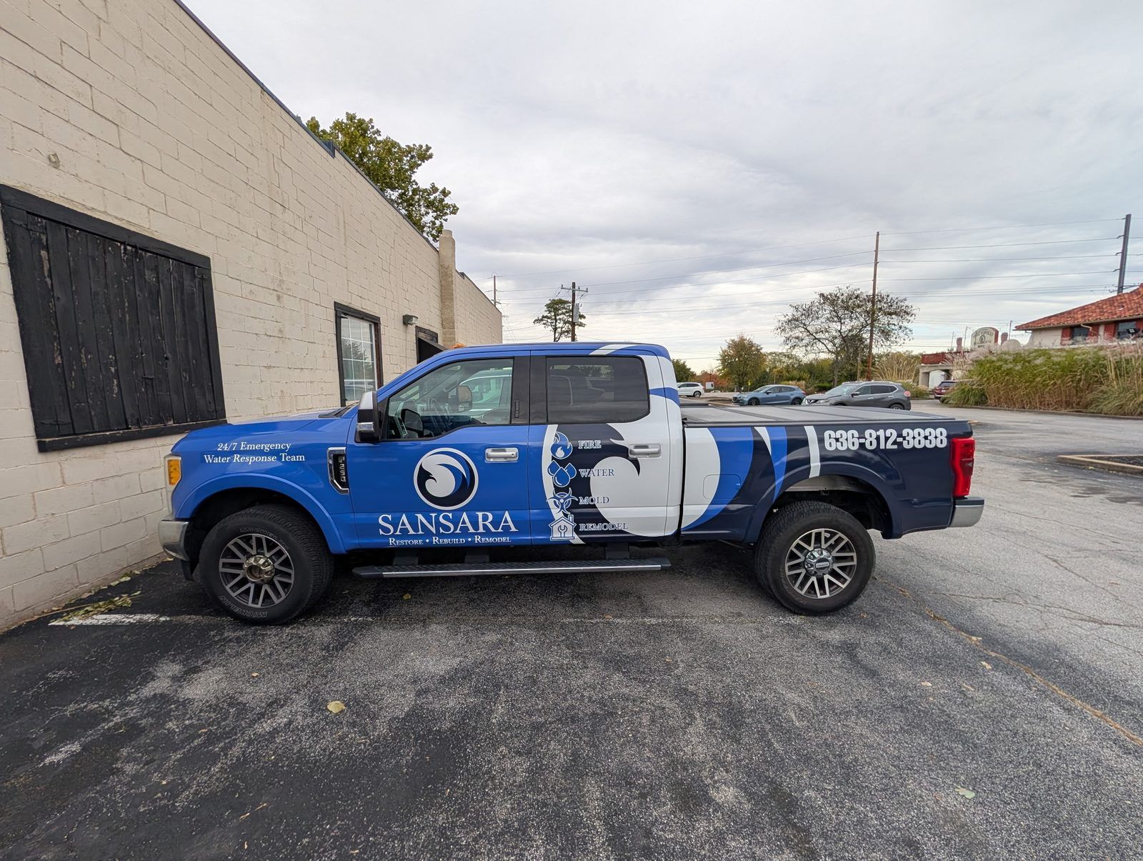 A Sansara service truck